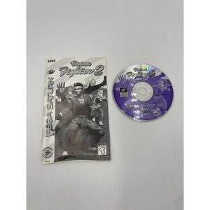 Virtual Fighter 2 Sega Saturn Disc & Original Manual No Case Adult Used